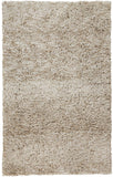 2' X 3' Gray Shag Hand Tufted Area Rug