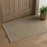 2' X 3' Tan Wool Hand Woven Area Rug