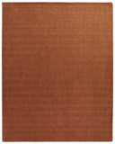2' X 3' Orange Wool Hand Woven Area Rug
