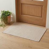 2' X 3' Tan Abstract Hand Woven Area Rug