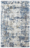 8' X 10' Brown Taupe And Ivory Floral Washable Indoor Outdoor Area Rug