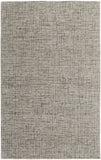 2' X 3' Ivory and Gray Wool Hand Tufted Distressed Area Rug