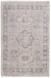 8' X 10' Pink And Ivory Abstract Washable Indoor Outdoor Area Rug