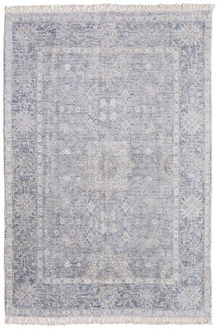 8' X 10' Black and White Abstract Washable Non Skid Indoor Outdoor Area Rug