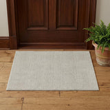 2' X 3' Tan and Ivory Wool Hand Knotted Area Rug