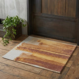 2' X 3' Ivory Red And Orange Abstract Hand Tufted Area Rug
