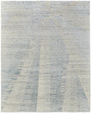8' X 10' Silver And Ivory Geometric Washable Indoor Outdoor Area Rug