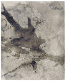 2' X 3' Taupe Brown And Black Abstract Area Rug