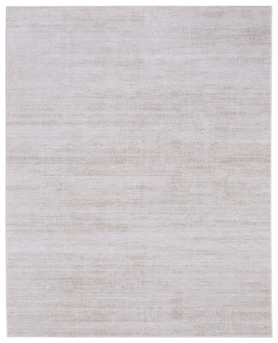 2' X 3' Ivory And Silver Area Rug