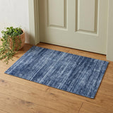 2' X 3' Blue and Gray Power Loom Area Rug