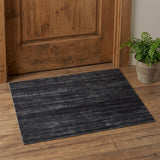 2' X 3' Black and Gray Power Loom Area Rug