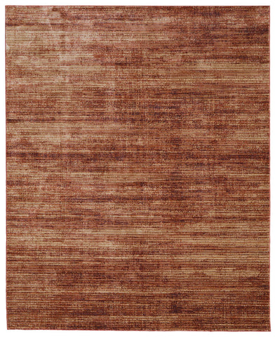 2' X 3' Tan and Brown Power Loom Area Rug