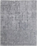 8' X 10' Teal Blue And Sky Blue Floral Washable Indoor Outdoor Area Rug