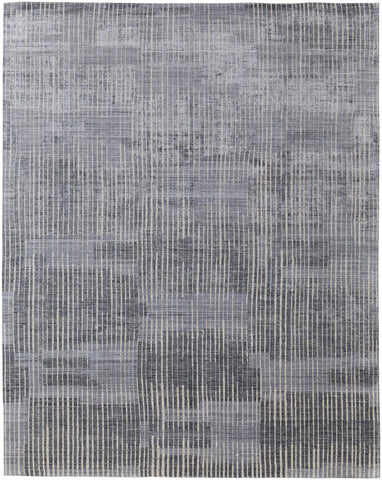 8' X 10' Taupe Green And Ivory Abstract Washable Indoor Outdoor Area Rug