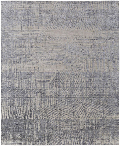 8' X 10' Brown And Aqua Geometric Washable Indoor Outdoor Area Rug