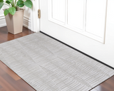 2' X 3' Ivory And Tan Geometric Hand Woven Area Rug