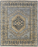 8' X 10' Ivory And Beige Geometric Washable Indoor Outdoor Area Rug
