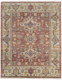 6' Gray Wool Geometric Hand Tufted Round Rug