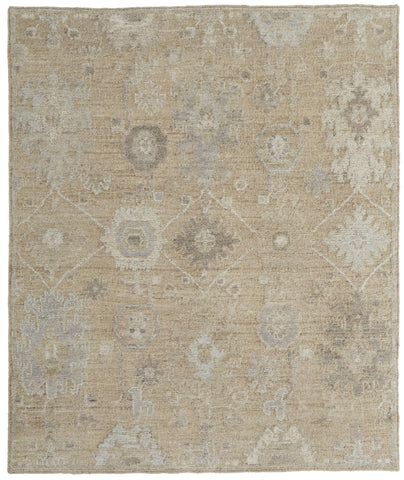 8' X 10' Coral And Beige Plaid Washable Indoor Outdoor Area Rug
