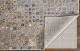 8' X 10' Pink And Ivory Geometric Washable Indoor Outdoor Area Rug