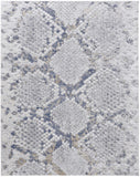 3' X 5' Brown And Ivory Geometric Washable Indoor Outdoor Area Rug