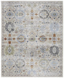 8' X 10' Beige Taupe And Ivory Abstract Washable Indoor Outdoor Area Rug