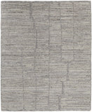8' X 10' Gray Geometric Washable Non Skid Indoor Outdoor Area Rug