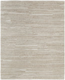 4' X 6' Ivory Abstract Hand Woven Worn Faded Area Rug