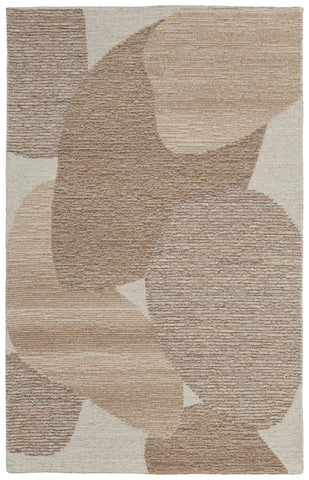 8' X 10' Purple Abstract Washable Non Skid Indoor Outdoor Area Rug