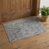 2' X 3' Gray Ivory and Tan Abstract Power Loom Area Rug