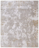 8' X 10' Beige And Charcoal Horse Washable Indoor Outdoor Area Rug
