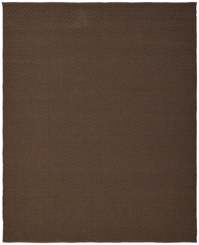 2' X 3' Brown Hand Woven Area Rug