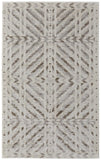 8' X 10' Teal Abstract Washable Non Skid Indoor Outdoor Area Rug