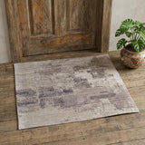 2' X 3' Brown Black and Tan Abstract Hand Tufted Area Rug