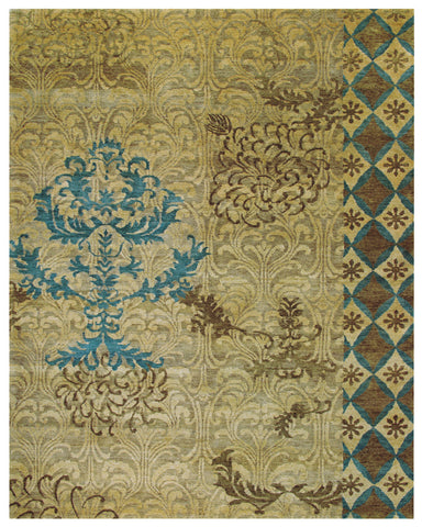 5' X 7' Taupe Cowhide Cowhide Print Area Rug