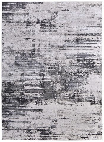 8' X 10' Chocolate Ikat Washable Indoor Outdoor Area Rug