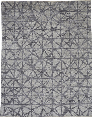 2' X 4' Green And Ivory Plaid Area Rug