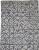 8' X 10' Purple Copper And Ivory Striped Washable Indoor Outdoor Area Rug