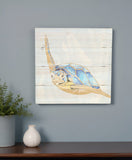 Sea Turtle Wooden Plank Unframed Wall Art