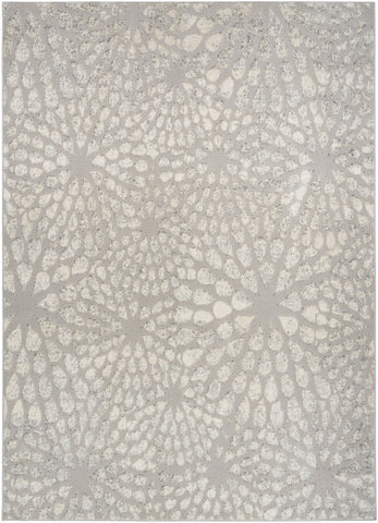 4' X 6' Gray Abstract Area Rug