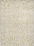 4' X 6' Ivory Abstract Area Rug