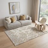 5' X 7' Gray Abstract Area Rug