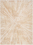 8' X 10' Ivory Abstract Area Rug