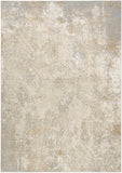 8' X 10' Gray Abstract Area Rug