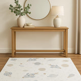 4' X 6' Ivory Area Rug