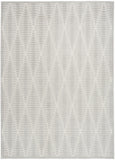 7' X 9' Gray Geometric Area Rug