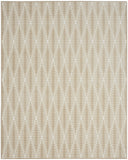 8' X 10' Beige Geometric Area Rug