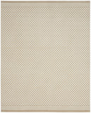 8' X 10' Beige Geometric Area Rug