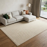 8' X 10' Beige Geometric Area Rug
