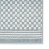 8' X 10' Blue Geometric Area Rug